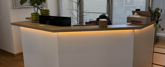 Empfangsthresen Bootshaus Office